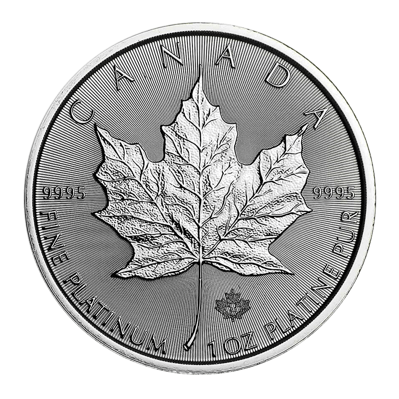 Image for 1 oz Platinum Maple Leaf Coin (2022) from TD Precious Metals